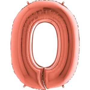 Balon foliowy 40" - Rose Gold "0"