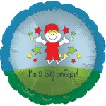 Balon foliowy - I'm a big brother (5szt.)