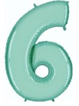 Balon foliowy 40'' - turkusowy "6"