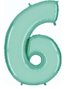 Balon foliowy 40'' - turkusowy "6"