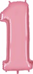 Balon foliowy 40'' - Różowy "1"