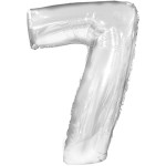 Balon foliowy - Ultraloon numbers 7 (srebrny)