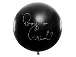 Balon gigant Boy or Girl (konfetti różowe)