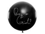 Balon gigant Boy or Girl (konfetti niebieskie)