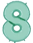 Balon foliowy 40'' - turkusowy "8"