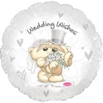 Balon foliowy - Ślubny (misie) (5szt.)