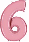 Balon foliowy 40'' - Różowy "6"