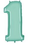 Balon foliowy 40'' - turkusowy "1"