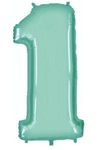 Balon foliowy 40'' - turkusowy "1"